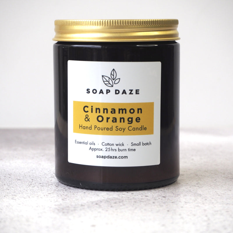 Cinnamon Orange Soy Wax Candle