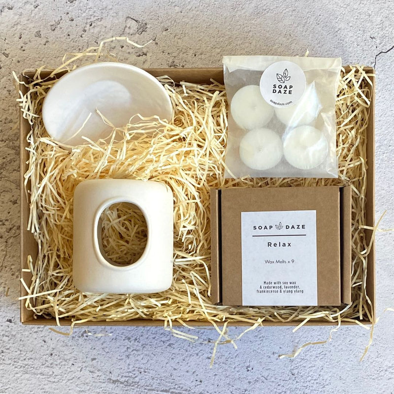 Cream Burner and Wax Melt Gift Set